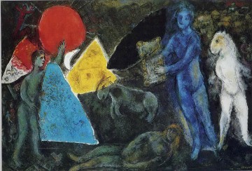 Le mythe d’Orphée contemporain de Marc Chagall Peinture à l'huile